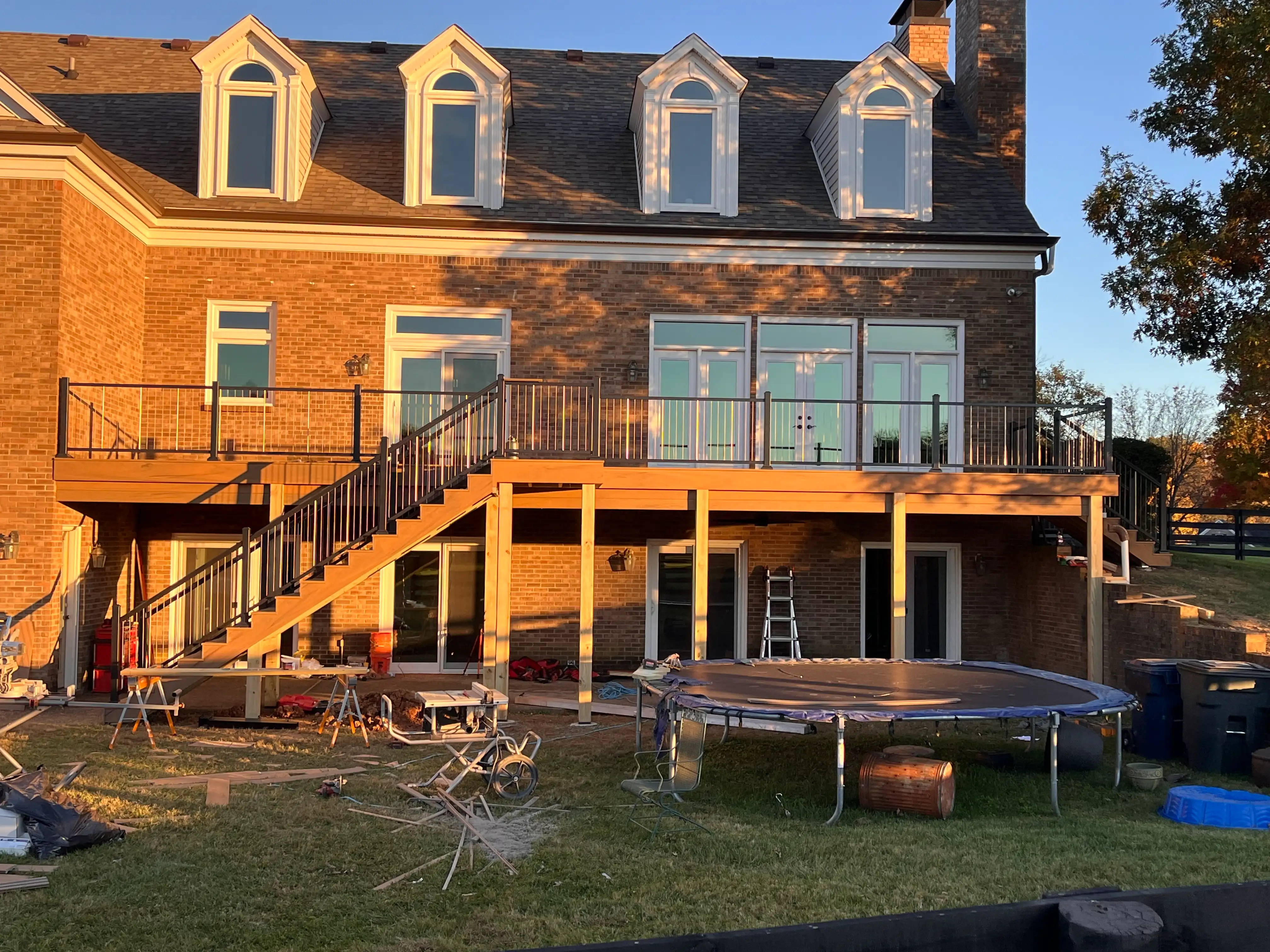 Raised deck construction Kentucky