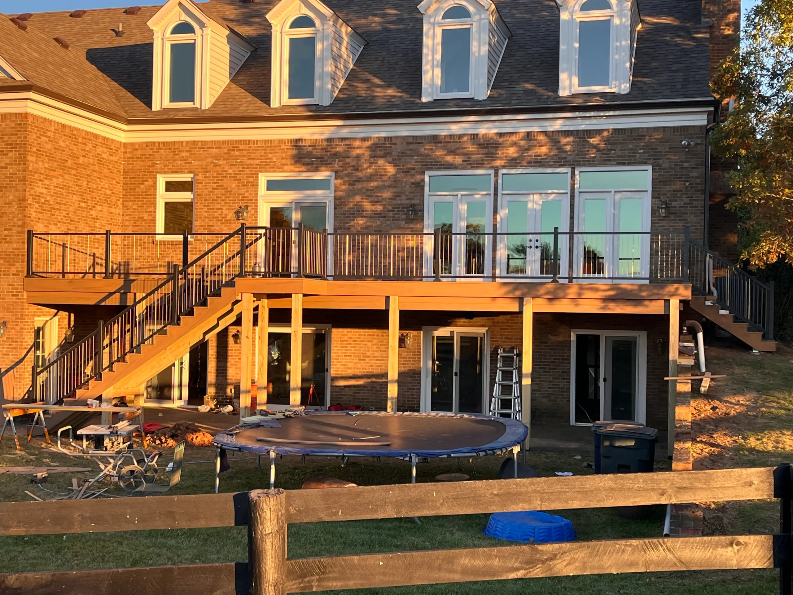Affordable composite deck construction in Simpsonville KY