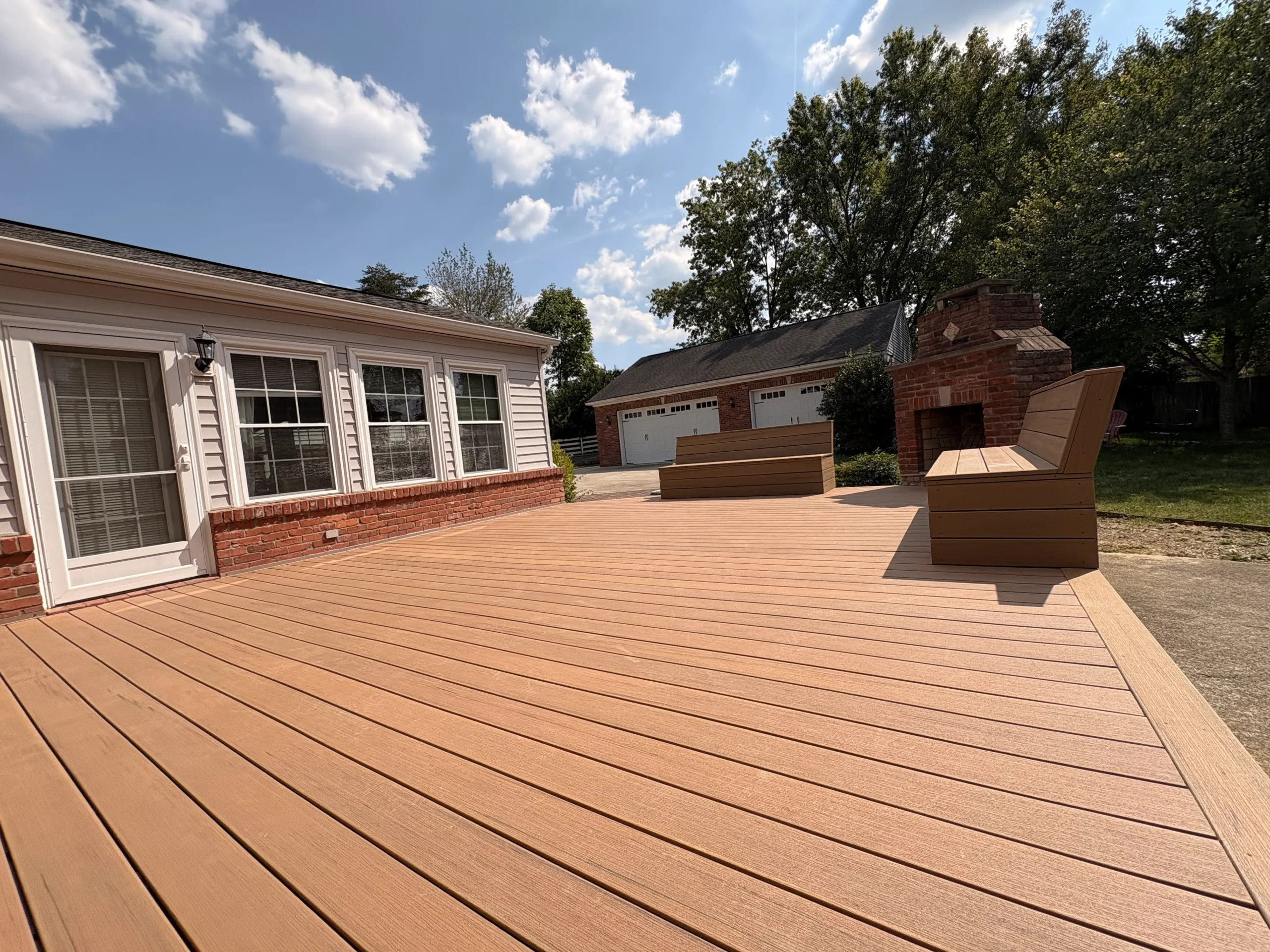 Kentucky deck construction project