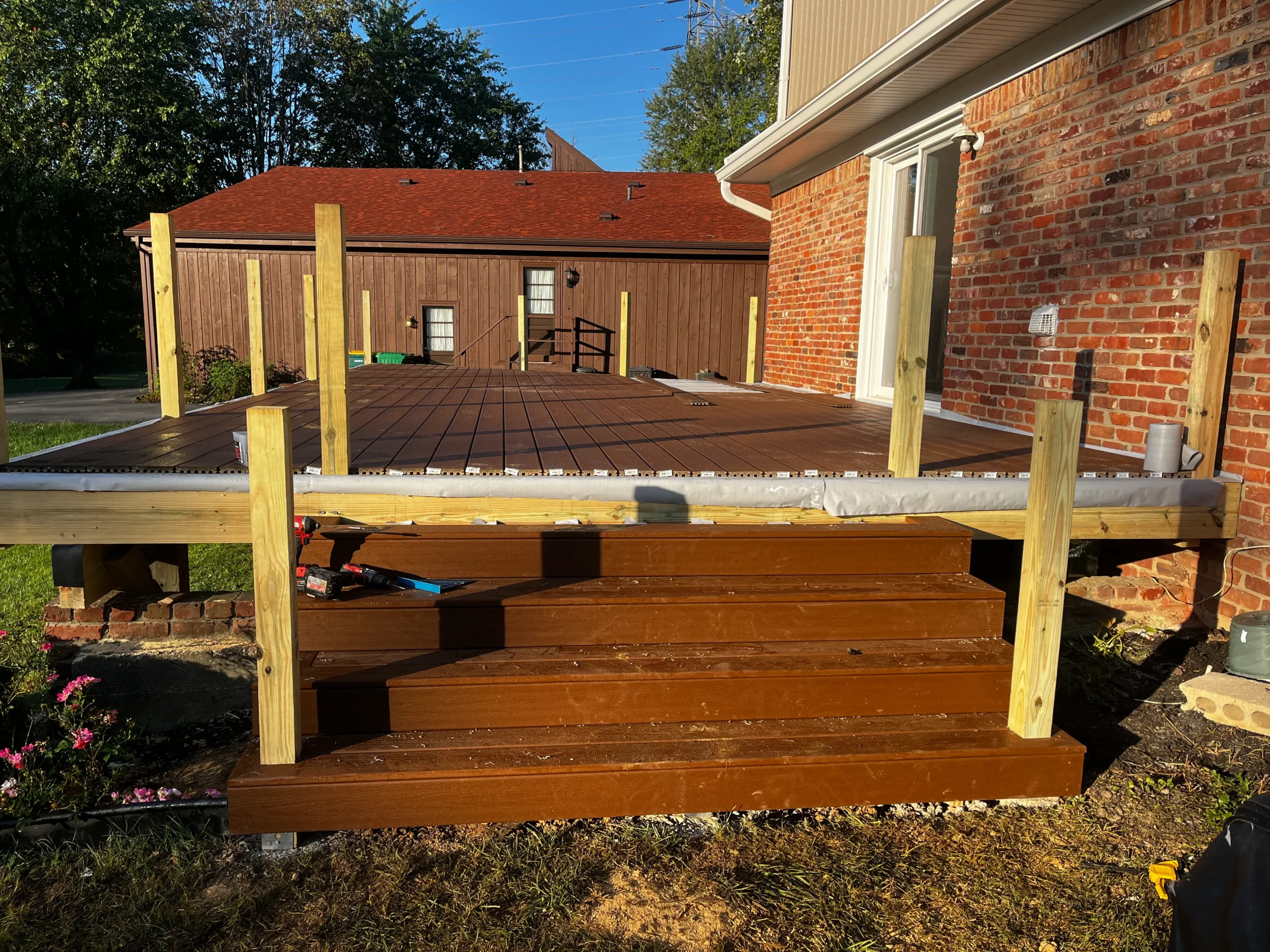 Shelbyville home improvement outdoor deck project
